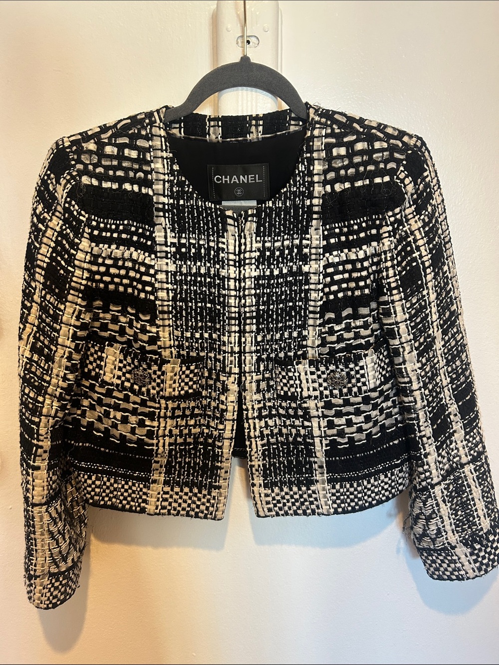 CHANEL Paris Dubai Lesage Tweed Jacket sz 40